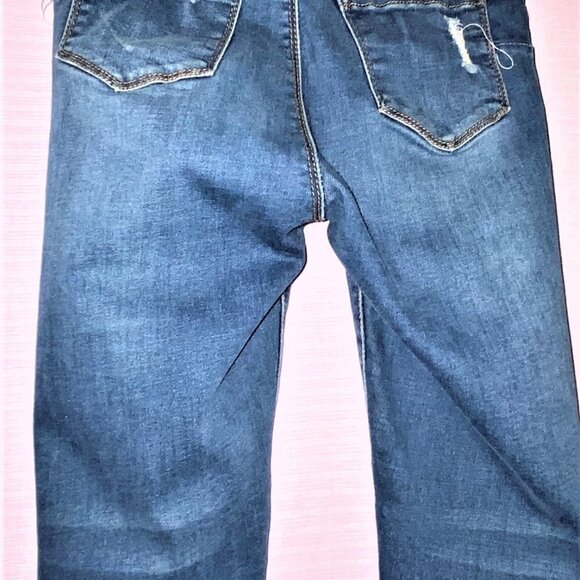 NWOT Bamboo Ripped Designer Jeans Made in the USA Inseam is 28" - Picture 6 of 16